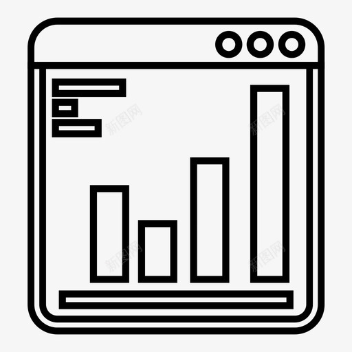 图表分析电子商务svg_新图网 https://ixintu.com 图表 分析 电子商务 网上购物 网上营销