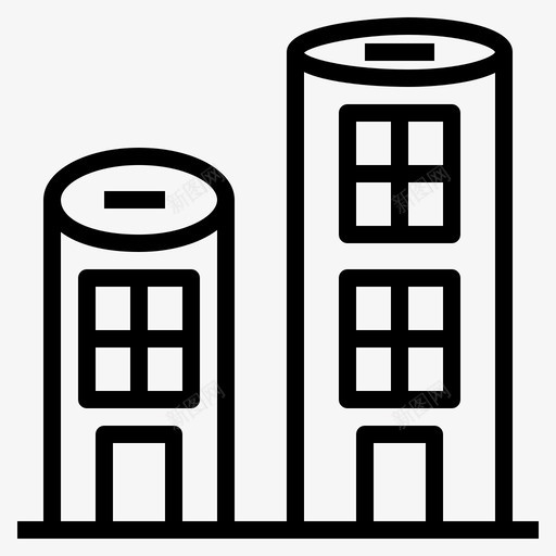 塔堡垒城堡svg_新图网 https://ixintu.com 堡垒 城堡 天文台 了望台 建筑物 场所
