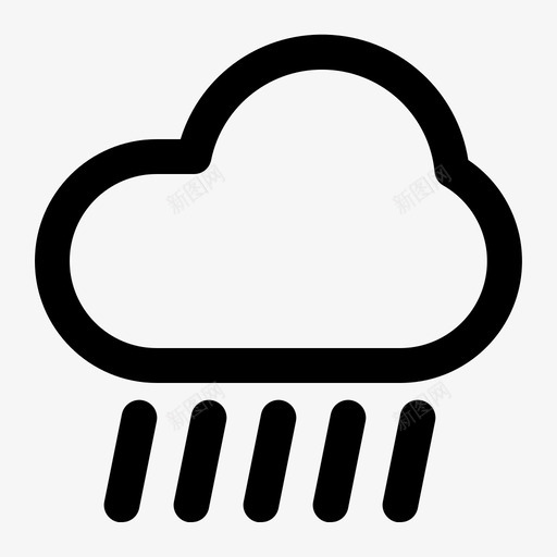 雨水生态绿环境svg_新图网 https://ixintu.com 自然 雨水 生态 环境 树叶 植物