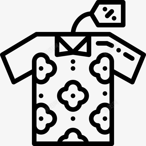 衬衫折扣时尚svg_新图网 https://ixintu.com 衬衫 折扣 时尚 鲜花 男士 假日 甩卖