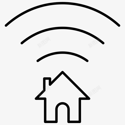 互联网wifi通信网络svg_新图网 https://ixintu.com 互联网 通信网络 网络 网络互联