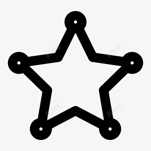奖牌星用户界面和网页图标粗体svg_新图网 https://ixintu.com 奖牌 用户界面 网页 图标 粗体