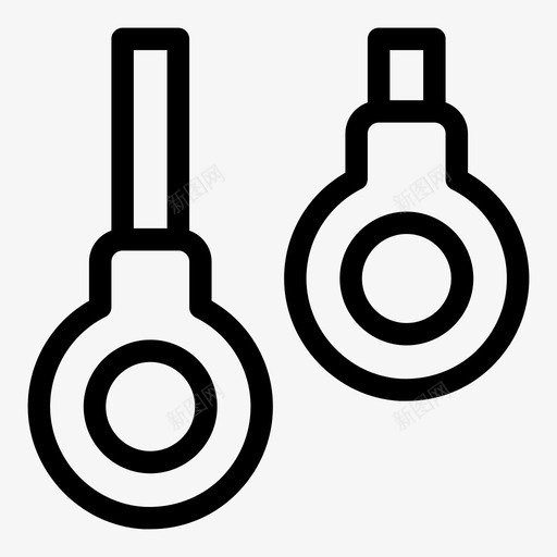 吊环运动员体操运动员svg_新图网 https://ixintu.com 吊环 运动员 体操 奥运会 健身
