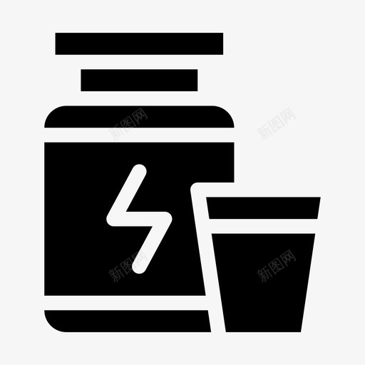蛋白质补充剂瓶补充剂svg_新图网 https://ixintu.com 补充 蛋白质 剂瓶 水杯 健身 填充