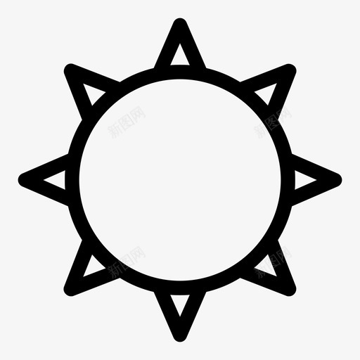 太阳夏天温暖svg_新图网 https://ixintu.com 夏天 太阳 温暖 天气 生态