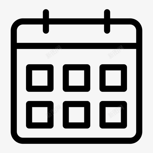 日历日期组织svg_新图网 https://ixintu.com 日历 日期 组织 时间表 时间 在线学习