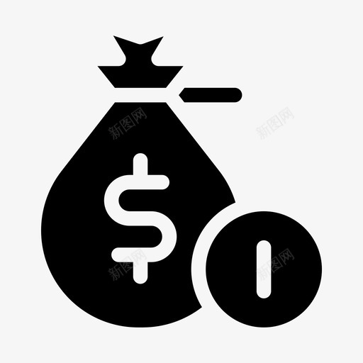预算成本财务svg_新图网 https://ixintu.com 预算 成本 财务 资金 钱袋 营销 填充