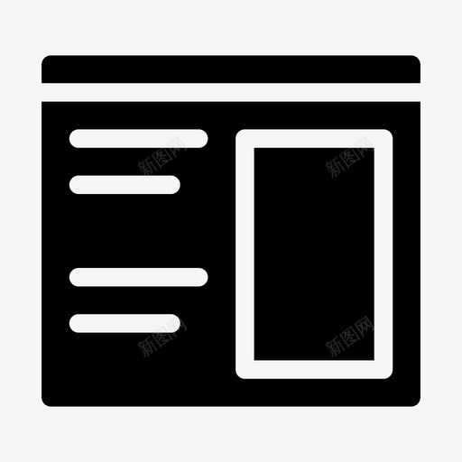 博客浏览器文章svg_新图网 https://ixintu.com 博客 文章 浏览器 分享 影响 填充