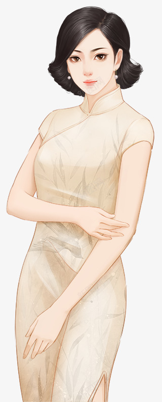 民国旗袍女子 近代民国风png免抠素材_新图网 https://ixintu.com 民国 旗袍 女子 近代 国风