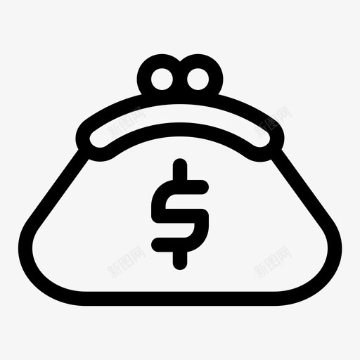 钱包现金存款svg_新图网 https://ixintu.com 钱包 现金 存款 储蓄 零售