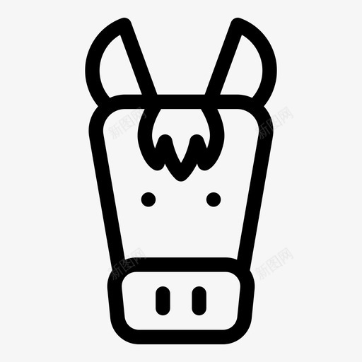 马动物王国动物svg_新图网 https://ixintu.com 动物 马动物 王国 野生动物 动物园 杂项