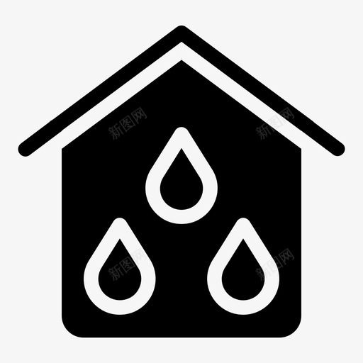 水滴滴雨滴svg_新图网 https://ixintu.com 雨滴 水滴 滴滴 泪滴 智能家居 填充