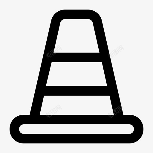 路障标志记号笔svg_新图网 https://ixintu.com 标志 街道 路障 记号