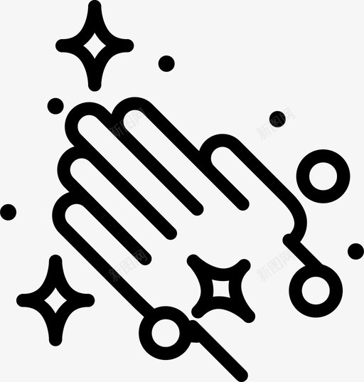 清洁电晕病毒医疗svg_新图网 https://ixintu.com 病毒 清洁 电晕 医疗 流行 流行病 健康