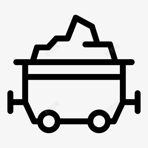 煤炭绿色能源矿山svg_新图网 https://ixintu.com 煤炭 绿色 能源 矿山 采矿 货车 生态