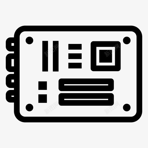 主板电脑硬件svg_新图网 https://ixintu.com 主板 电脑硬件 零件 概述