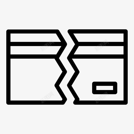 银行卡坏了压碎了付款svg_新图网 https://ixintu.com 银行卡 坏了 压碎 碎了 付款