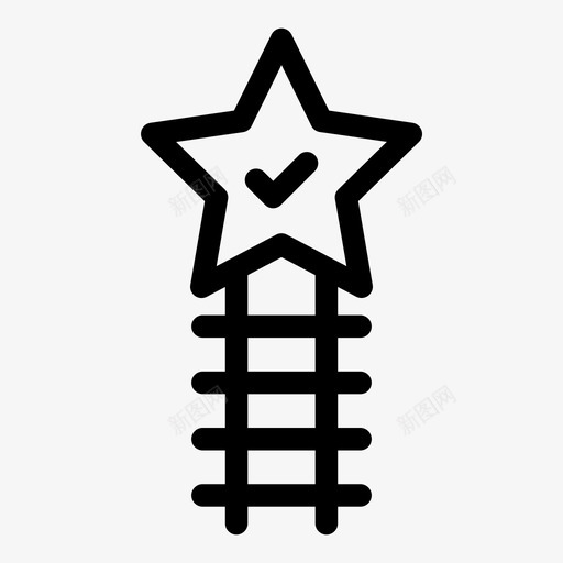 阶梯目标星星svg_新图网 https://ixintu.com 阶梯 目标 星星 成功