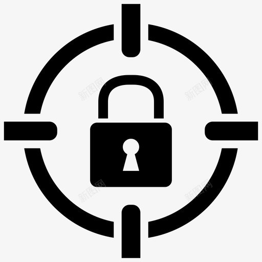 锁定目标瞄准锁定svg_新图网 https://ixintu.com 锁定 目标 瞄准 射击 互联网 安全 设置