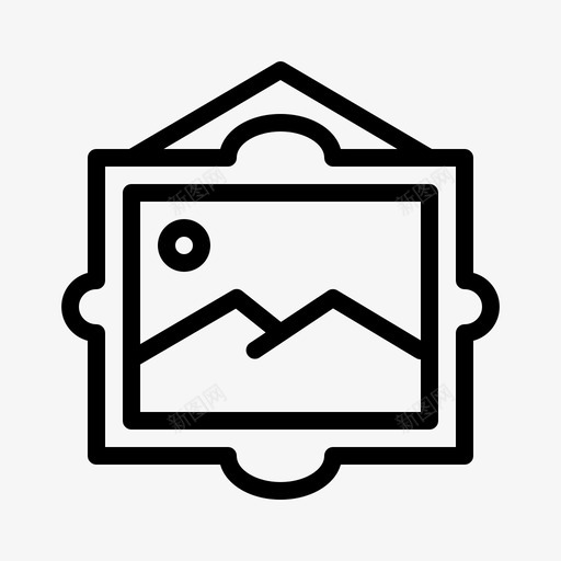 相框配件画廊svg_新图网 https://ixintu.com 相框 配件 画廊 图片