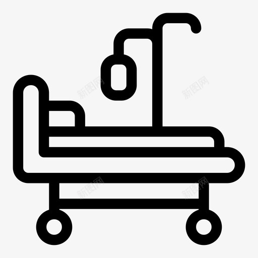 病床健康诊所静脉输液袋svg_新图网 https://ixintu.com 病床 健康 诊所 静脉 输液 医务室 房间 分隔 病房 老年