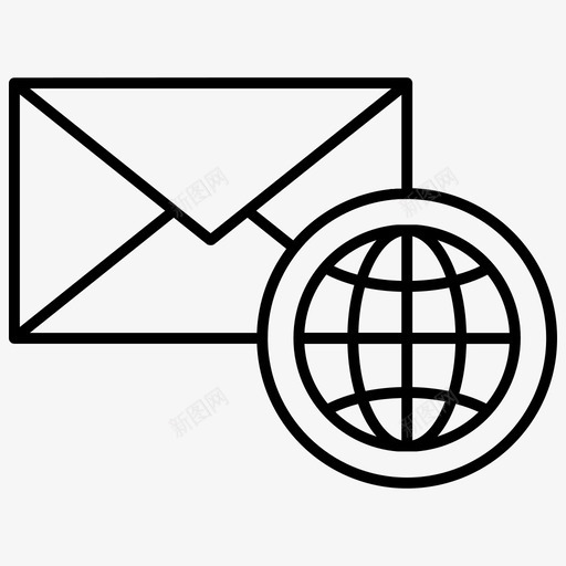 互联网电子邮件通信网络svg_新图网 https://ixintu.com 互联网 电子邮件 通信网络 网络 网络互联