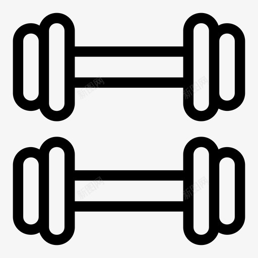 哑铃健身房重量svg_新图网 https://ixintu.com 哑铃 重量 健身房 博客 影响 必需品