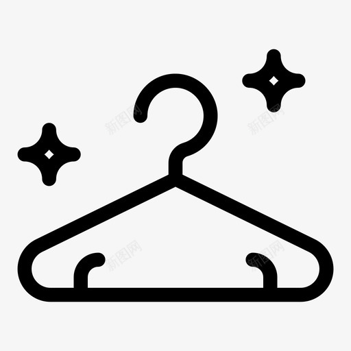 衣架衣柜服装店svg_新图网 https://ixintu.com 衣架 衣柜 服装店 清洁