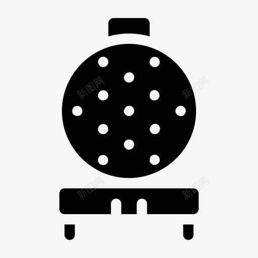 华夫饼熨斗面包师面包房svg_新图网 https://ixintu.com 华夫 熨斗 面包师 面包房 早餐 甜点 厨房 填充