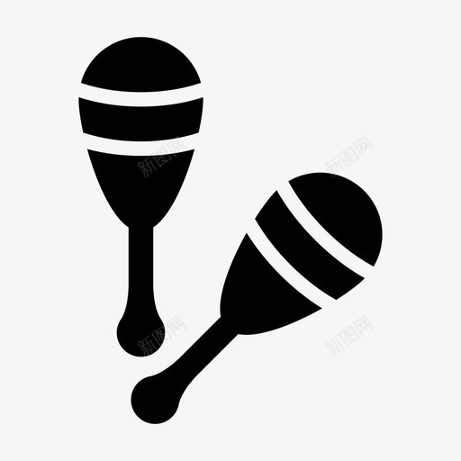 马拉卡斯乐器墨西哥svg_新图网 https://ixintu.com 乐器 马拉 卡斯 墨西哥 声音