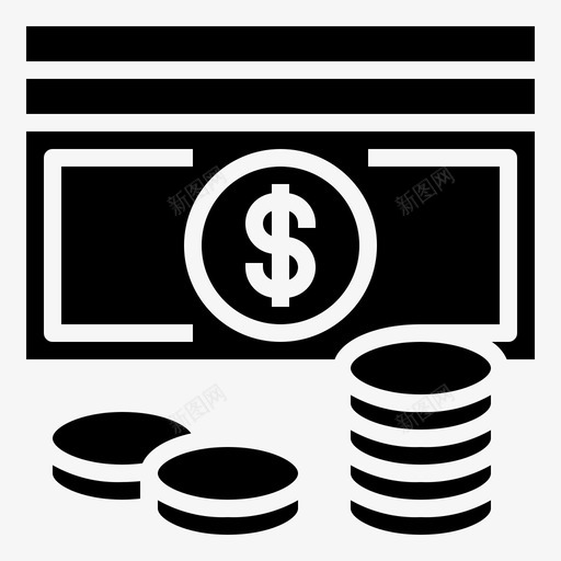 金钱商业和金融现金svg_新图网 https://ixintu.com 金钱 商业 金融 现金 货币 纸币 慈善 铭文