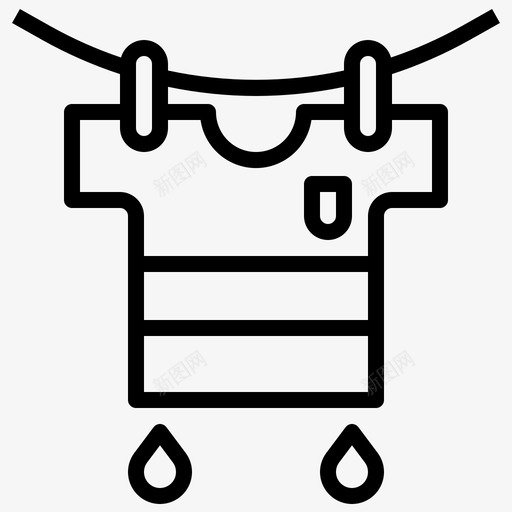 烘干衣服衬衫svg_新图网 https://ixintu.com 烘干 衣服 衬衫 洗衣