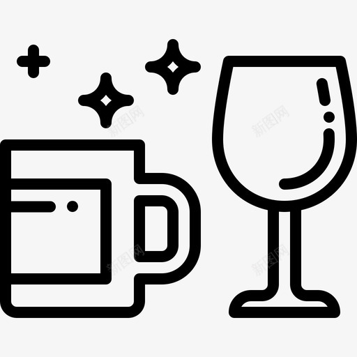 干净的玻璃杯咖啡杯子svg_新图网 https://ixintu.com 干净 玻璃杯 咖啡 咖啡杯 杯子 饮料 家庭 清洁