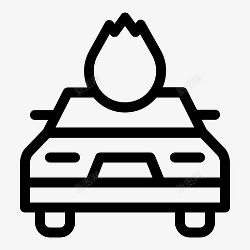 汽车事故消防svg_新图网 https://ixintu.com 汽车 事故 消防 保险 交通 消防员