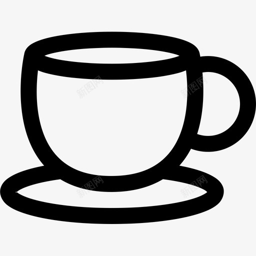一杯咖啡咖啡馆饮料svg_新图网 https://ixintu.com 一杯 咖啡 咖啡馆 饮料 商店 食物