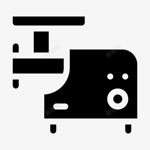 绞肉机屠夫厨具svg_新图网 https://ixintu.com 绞肉机 屠夫 厨具 肉馅