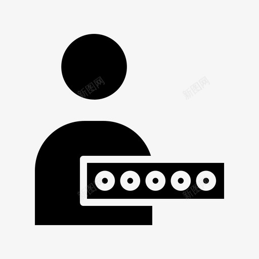 用户帐户锁svg_新图网 https://ixintu.com 用户 帐户 密码 安全 网络安全