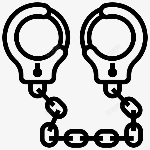 手铐逮捕监禁svg_新图网 https://ixintu.com 监禁 手铐 逮捕 毒瘾
