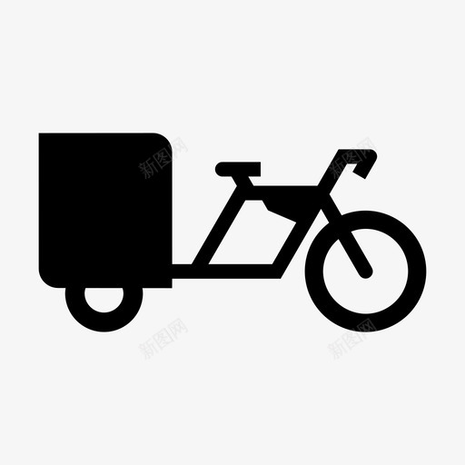 人力车城市自行车svg_新图网 https://ixintu.com 人力车 城市 自行车 交通工具 三轮车