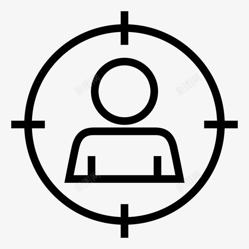 目标客户受众市场svg_新图网 https://ixintu.com 目标 客户 受众 市场营销