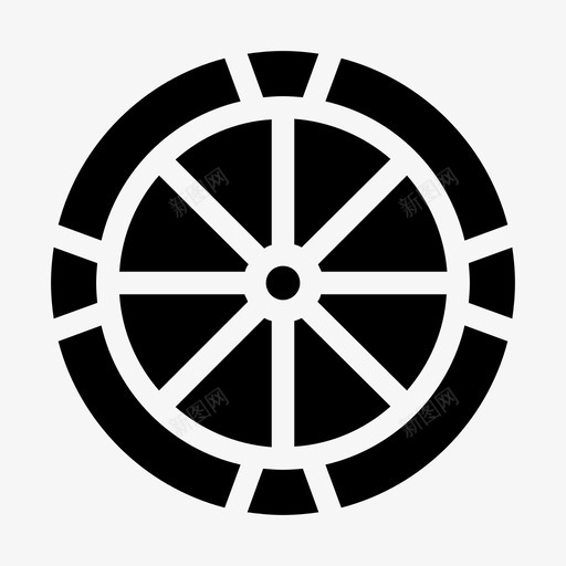 车轮马车旧svg_新图网 https://ixintu.com 西部 车轮 马车 运输 野生 填充