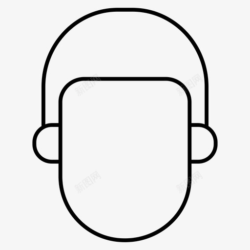 头头像脸svg_新图网 https://ixintu.com 头头 头像 发型 杂项