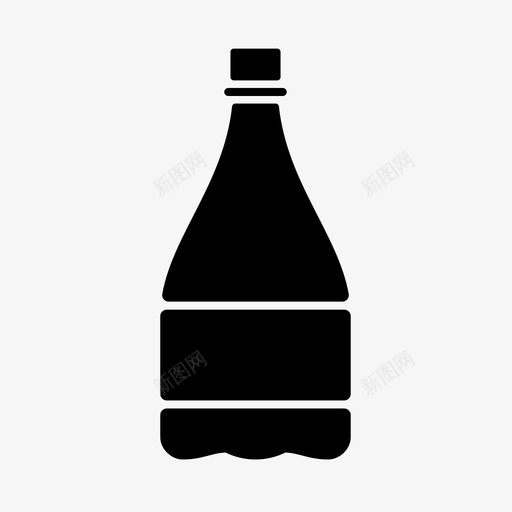 大塑料瓶环保回收svg_新图网 https://ixintu.com 塑料瓶 回收 环保 标牌 圆形 图标