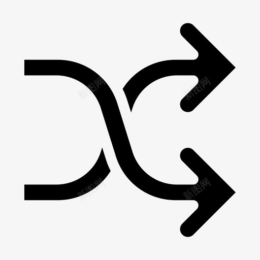 洗牌更改交换svg_新图网 https://ixintu.com 更改 洗牌 交换 随机 杂项 填充