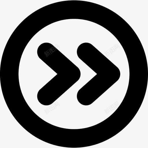 快进圈音乐播放器svg_新图网 https://ixintu.com 快进 用户界面 音乐 播放器 视频 完美 美的 超大 包装