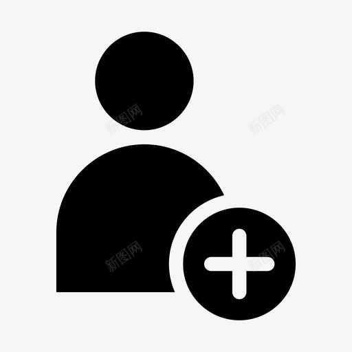 添加用户头像个人资料svg_新图网 https://ixintu.com 添加 用户 头像 个人资料 社交 杂项 填充