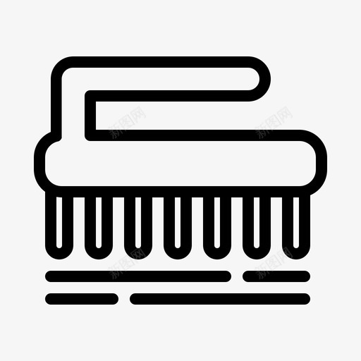 刷子清洁脏污svg_新图网 https://ixintu.com 刷子 清洁 脏污 地板 卫生间 洗手间 设施
