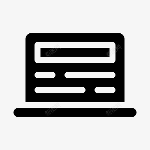 笔记本电脑横幅浏览器svg_新图网 https://ixintu.com 笔记本 电脑 横幅 浏览器 电脑网络 领导 填充