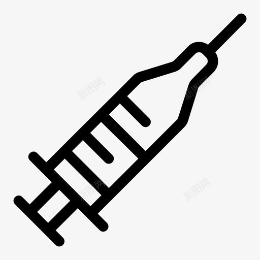 注射器医生注射剂svg_新图网 https://ixintu.com 注射器 医生 注射剂 药品 医疗用品