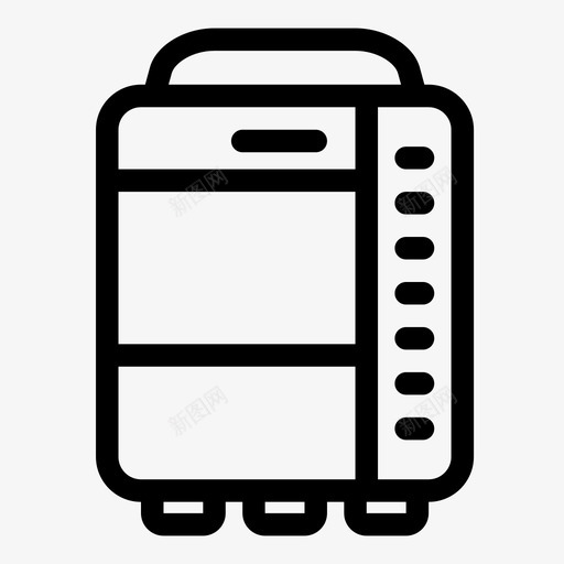 屋顶暖通空调空调冷冻机svg_新图网 https://ixintu.com 屋顶 暖通空调 空调 冷冻机 调和 电动 燃气 太阳能 热水器 图标